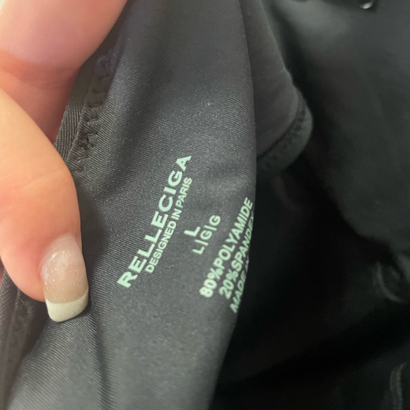 High Thong Black One Piece Bikini - Picture 5 of 6